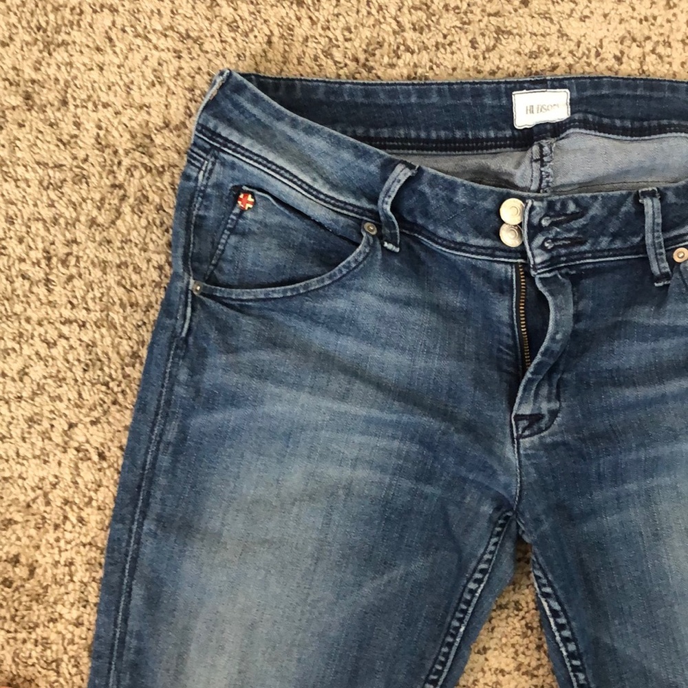 Hudson Distressed Denim Jeans